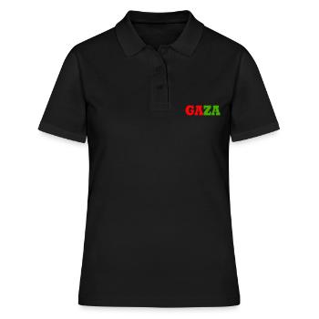 Gaza - Polo Femme - noir - Devant - Ailine (174cm)
