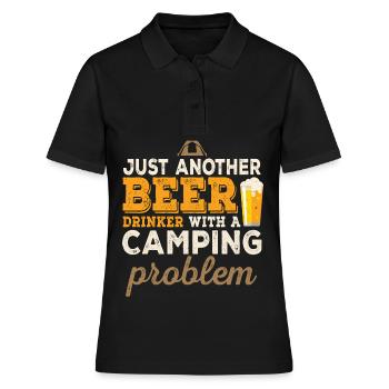 Camping Camping Caravane Camping - Polo Femme - noir - Devant - Ailine (174cm)