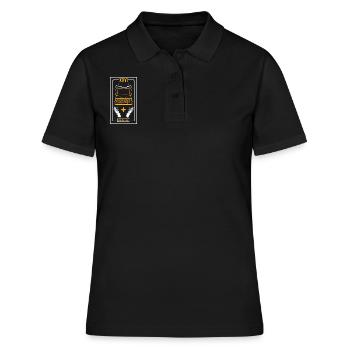 The Writer Romanschriftsteller - Frauen Polo Shirt - Schwarz - Vorne - Ailine (174cm)