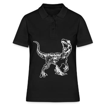 Velociraptor - Polo Femme - noir - Devant - Ailine (174cm)
