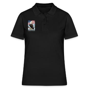 Pygargue à tête blanche - Polo Femme - noir - Devant - Ailine (174cm)