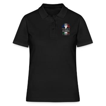 Racines Italiennes - Polo Femme - noir - Devant - Ailine (174cm)