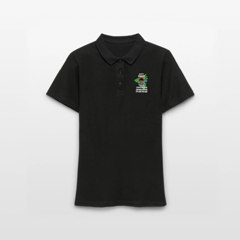 India Indian Developer Software Code I Gift Women's Polo Shirt