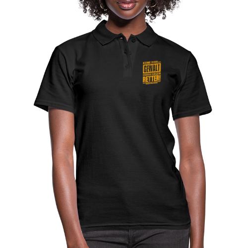 Keine Gewalt gegen Retter - Feuerwehr - Polizei - Frauen Polo Shirt
