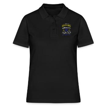 Écriture créative Joyeux Noël Cadeau Vélo - Polo Femme - noir - Devant - Ailine (174cm)