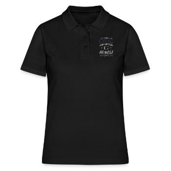 Cadeau Gamer Glitch Analyst Crypter le code de piratage - Polo Femme - noir - Devant - Ailine (174cm)