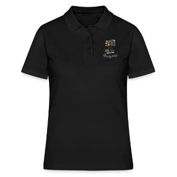 40 Geburtstag December 1983 MInt - Frauen Polo Shirt - Schwarz - Vorne - Ailine (174cm)