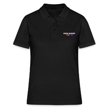 pride month demon - Frauen Polo Shirt - Schwarz - Vorne - Ailine (174cm)