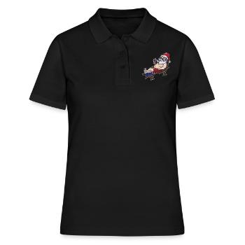 Nikolaus vacances d'été - Polo Femme - noir - Devant - Ailine (174cm)