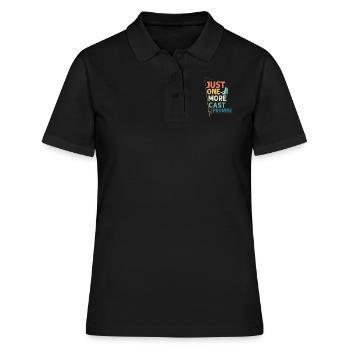 Juste un casting de plus que je promets pêcheur pêcheur - Polo Femme - noir - Devant - Ailine (174cm)