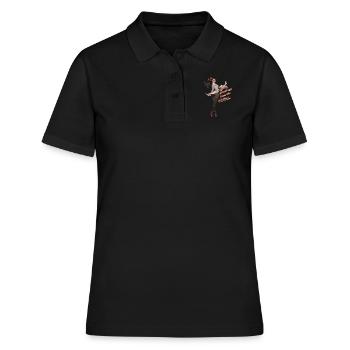 Salutations de la cuisine - Polo Femme - noir - Devant - Ailine (174cm)