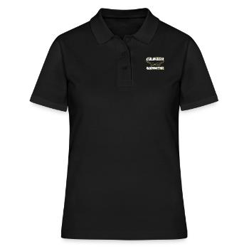 Kulinarischer Gangster - Frauen Polo Shirt - Schwarz - Vorne - Ailine (174cm)