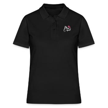 Mlle Cupidon - Polo Femme - noir - Devant - Ailine (174cm)