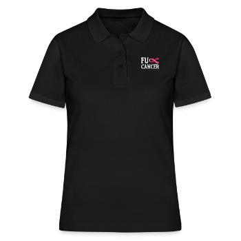 Cancer survivor gift - Women's Polo Shirt - black - Front - Ailine (174cm)