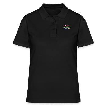 Rescue Service Emergency Call Sani Gift · Heartbeat - Women's Polo Shirt - black - Front - Ailine (174cm)
