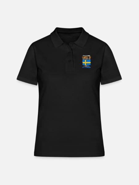 Sweden - Women's Polo Shirt - black