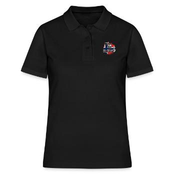 Drapeau Oslo Norvège - Polo Femme - noir - Devant - Ailine (174cm)