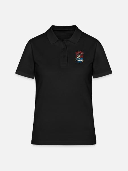 Fischer Fisch - Frauen Polo Shirt - Schwarz