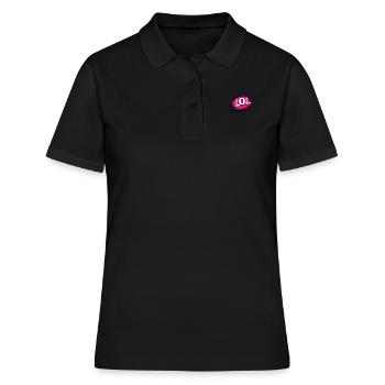 lol gift idea - Women's Polo Shirt - black - Front - Ailine (174cm)