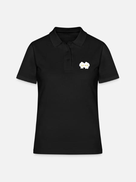 Couple de canards - Polo Femme - noir