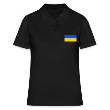 Ukraine - Polo Femme - noir - Devant - Ailine (174cm)
