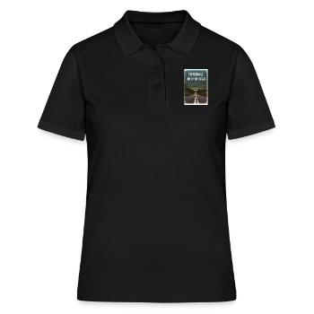 Liberté - Polo Femme - noir - Devant - Ailine (174cm)