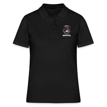 Tausche Arbeitsplatz gegen Hütte in Norwegen - Frauen Polo Shirt - Schwarz - Vorne - Ailine (174cm)