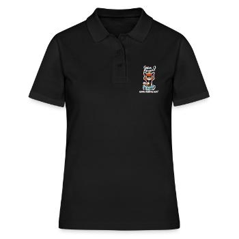 Bonjour? Glace très mince ! - Polo Femme - noir - Devant - Ailine (174cm)