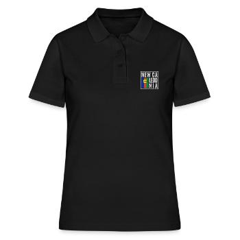 Neukaledonien - Frauen Polo Shirt - Schwarz - Vorne - Ailine (174cm)