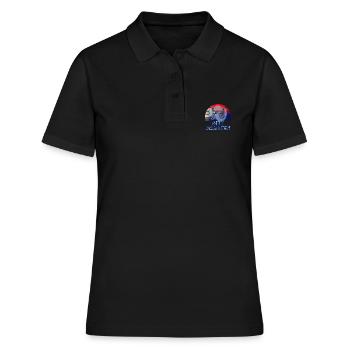 Sint Maarten - Frauen Polo Shirt - Schwarz - Vorne - Ailine (174cm)