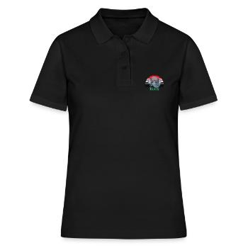 Irak - Frauen Polo Shirt - Schwarz - Vorne - Ailine (174cm)