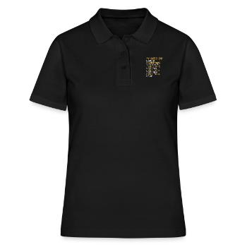 Ma journée parfaite de fabrication de bougies - Polo Femme - noir - Devant - Ailine (174cm)