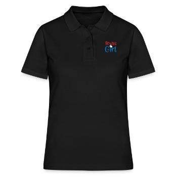 Fille du Texas - Polo Femme - noir - Devant - Ailine (174cm)