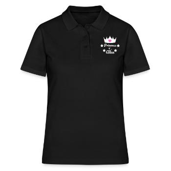 PRINCESS ALICE - Polo Femme - noir - Devant - Ailine (174cm)
