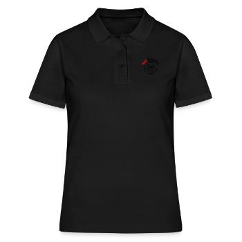 Lune Céleste Hex Le Patriarcat Badriarchie - Polo Femme - noir - Devant - Ailine (174cm)
