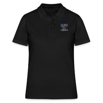 Gamers Dont die, they respawn - Frauen Polo Shirt - Schwarz - Vorne - Ailine (174cm)