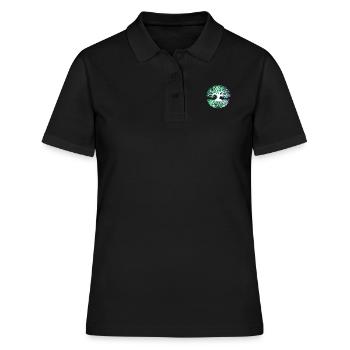 noeud celtique - Polo Femme - noir - Devant - Ailine (174cm)
