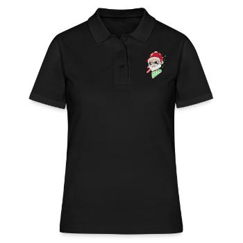 Santa Claus Santa Claus - Polo Femme - noir - Devant - Ailine (174cm)