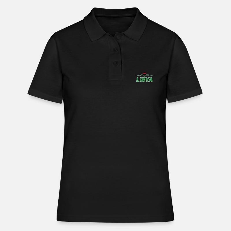 Libya - Women's Polo Shirt - black