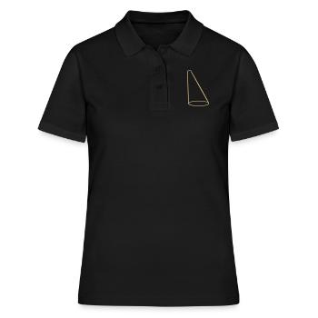 Scheinwerfer Lichtkegel Bühne Design - Frauen Polo Shirt - Schwarz - Vorne - Ailine (174cm)