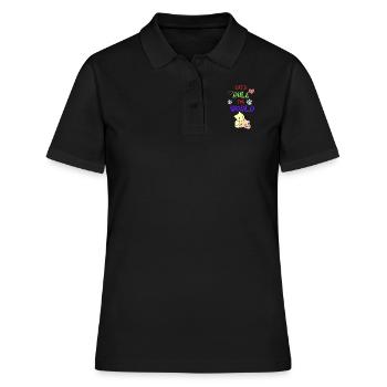 Pretty Darling Cats - Polo Femme - noir - Devant - Ailine (174cm)
