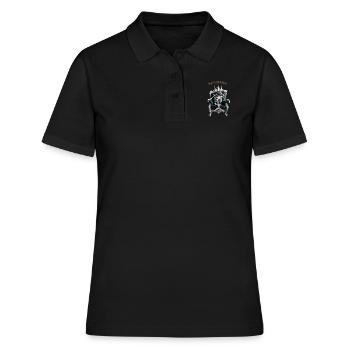 Thron-Hai - Frauen Polo Shirt - Schwarz - Vorne - Ailine (174cm)