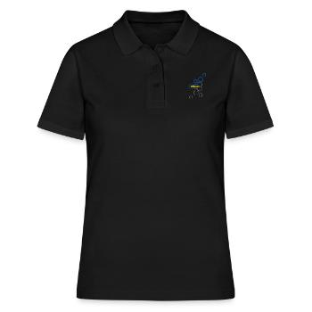 Geschenk für Andrey - Frauen Polo Shirt - Schwarz - Vorne - Ailine (174cm)