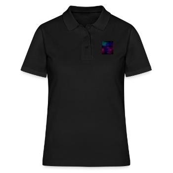 Galaxie - Nordlichter - Frauen Polo Shirt - Schwarz - Vorne - Ailine (174cm)