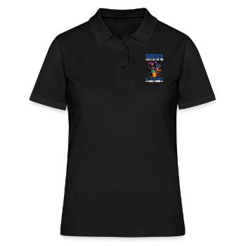 Science, enlever tout le plaisir de deviner 14 - Polo Femme - noir - Devant - Ailine (174cm)