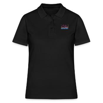 Roller coaster amusement park funfair amusement park - Women's Polo Shirt - black - Front - Ailine (174cm)