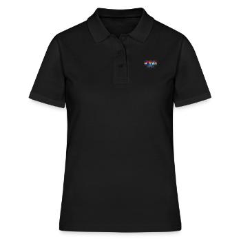 HUMAN LGBT Flag Gay Pride Month Transgenre Rainbo - Polo Femme - noir - Devant - Ailine (174cm)