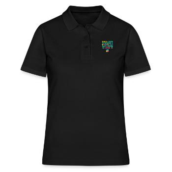 Thérapeute comportementaliste Thérapeute - Polo Femme - noir - Devant - Ailine (174cm)