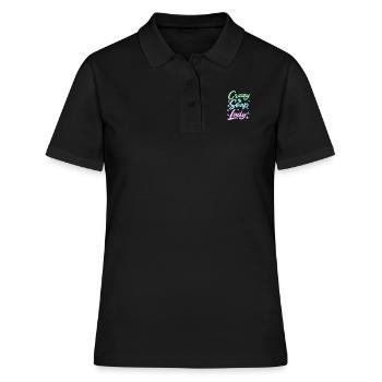 Soap Making Handmade soap - Women's Polo Shirt - black - Front - Ailine (174cm)