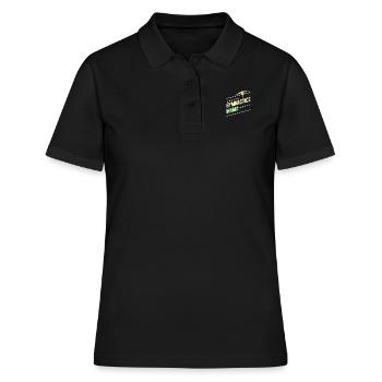 Gymnastik Turnen Turner - Frauen Polo Shirt - Schwarz - Vorne - Ailine (174cm)